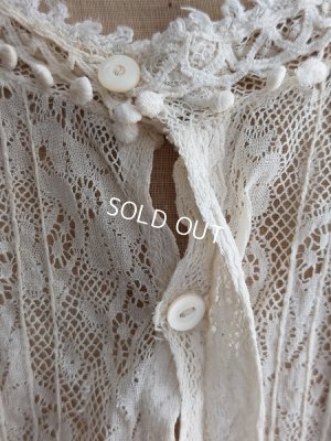 画像9: アンティークレースボディス