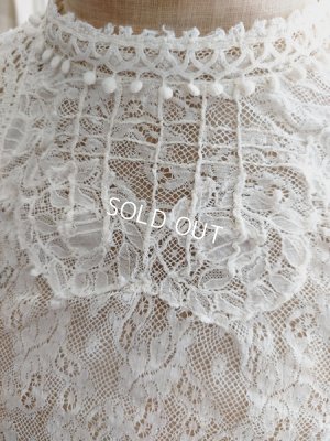 画像11: アンティークレースボディス