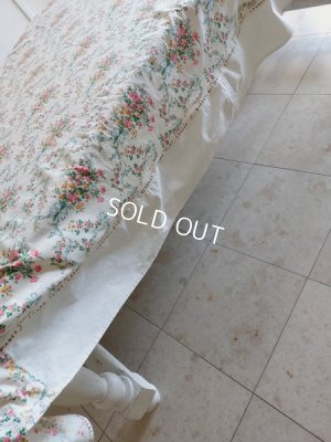 画像11: リボンとローズ柄ベッドカバー