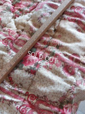 画像9: アンティークローズ柄キルト