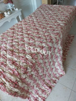 画像2: アンティークローズ柄キルト