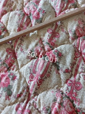 画像3: アンティークローズ柄キルト