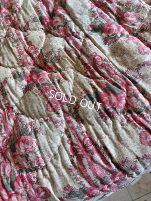画像14: アンティークローズ柄キルト