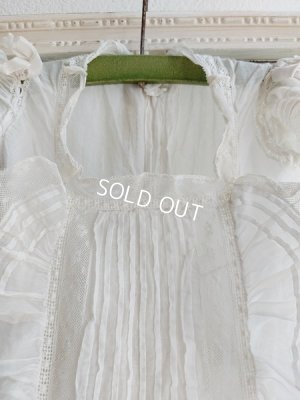 画像8: アンティークレース洗礼ベビードレス