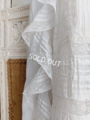 画像6: アンティークレース洗礼ベビードレス