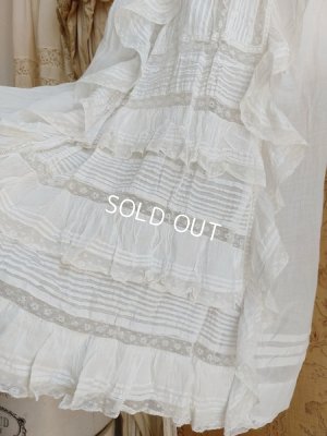 画像7: アンティークレース洗礼ベビードレス