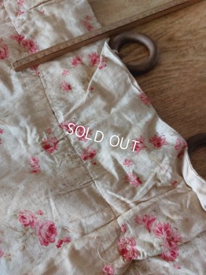 画像11: アンティークローズ柄フレンチカーテン(245×115)