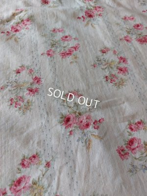 画像5: アンティークローズ柄フレンチカーテン(235×204)