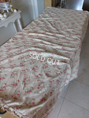 画像13: アンティークローズ柄フレンチカーテン(235×204)