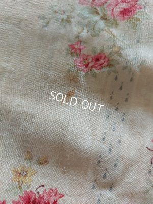 画像7: アンティークローズ柄フレンチカーテン(235×204)