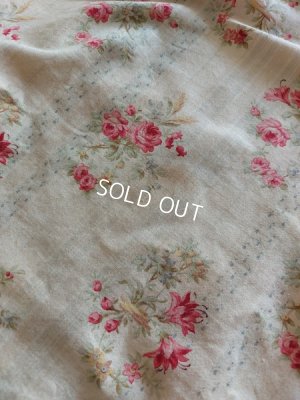 画像9: アンティークローズ柄フレンチカーテン(235×204)