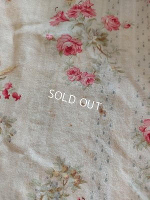 画像11: アンティークローズ柄フレンチカーテン(235×204)