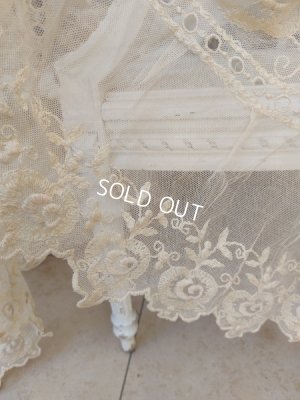 画像12: アンティークレースベッドスプレッド