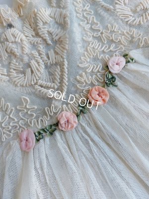 画像2: アンティークロココ装飾ベビードレス