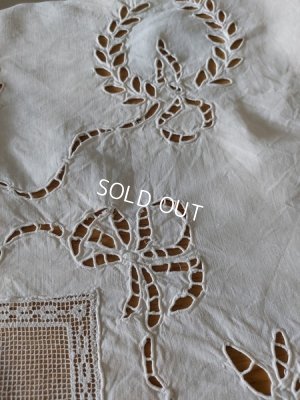 画像7: アンティークエンジェルフィレレースクロス