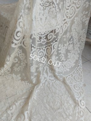 画像3: アンティークレースクロス