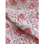 画像: アンティークローズ柄フレンチキルト