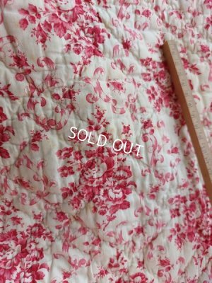 画像17: アンティークローズ柄フレンチキルト