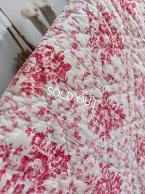 画像16: アンティークローズ柄フレンチキルト