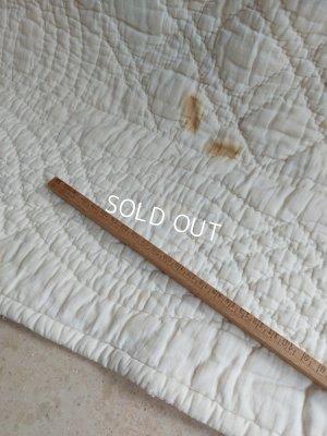 画像10: アンティークローズ柄フレンチキルト