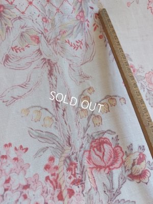 画像11: アンティーク花かご柄カーテン