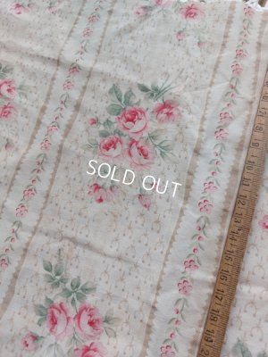 画像17: アンティークフレンチ花柄ファブリックはぎれセット