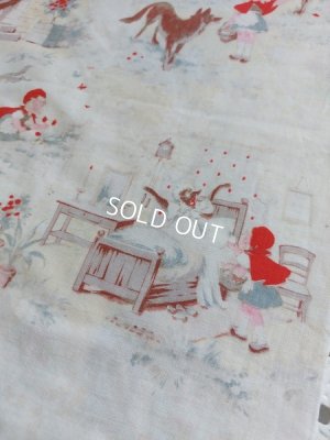 画像11: アンティーク赤ずきんちゃんクッションカバー