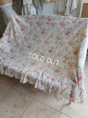 画像2: アンティーク花柄カーテン