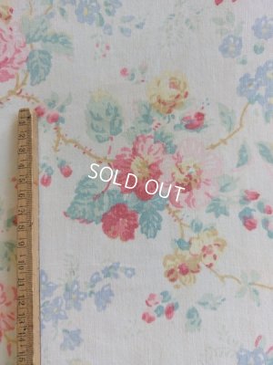 画像8: アンティーク花柄カーテン