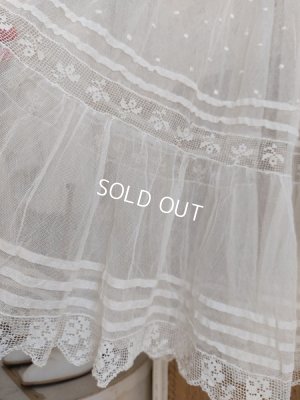 画像10: アンティーク洗礼式用レースベビードレス