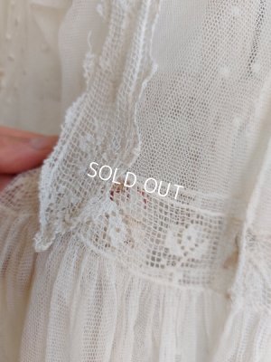 画像13: アンティーク洗礼式用レースベビードレス