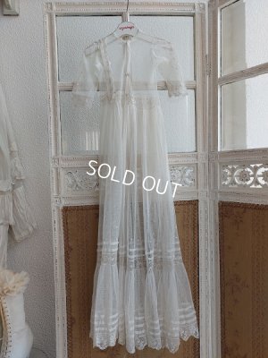 画像20: アンティーク洗礼式用レースベビードレス