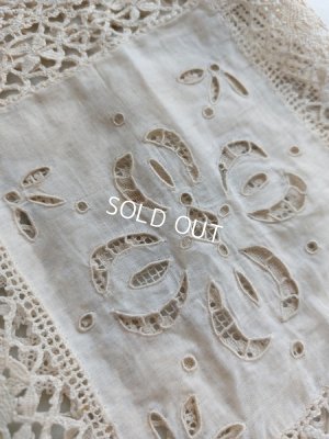 画像3: アンティークエンジェルフィレレースクロス