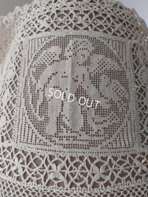 画像5: アンティークエンジェルフィレレースクロス