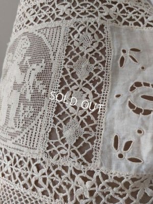 画像7: アンティークエンジェルフィレレースクロス