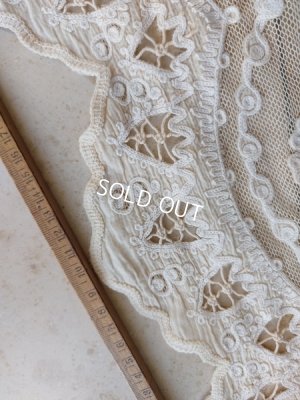 画像14: アンティークレーステーブルクロス