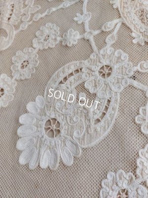 画像12: アンティークレーステーブルクロス