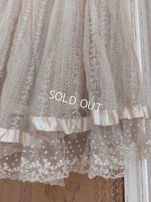 画像7: アンティーク総レースドレス