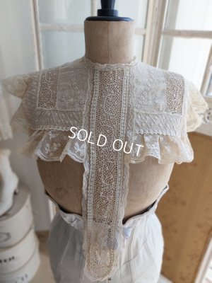 画像6: アンティークレース付け襟