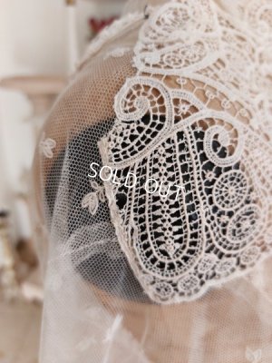 画像22: アンティークレースボディス