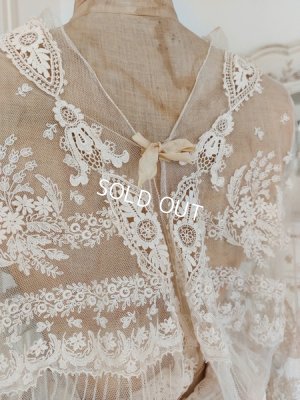 画像9: アンティークレースボディス