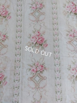 画像3: アンティークフレンチローズ柄ファブリック