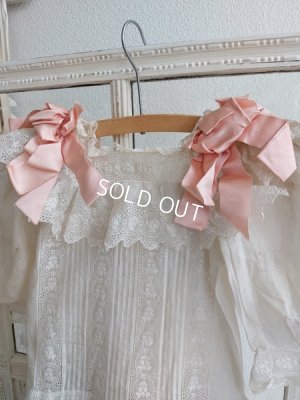 画像2: アンティークリボン装飾チャイルドドレス