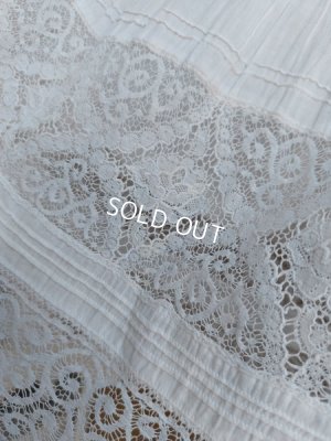 画像6: アンティークレースペチコート