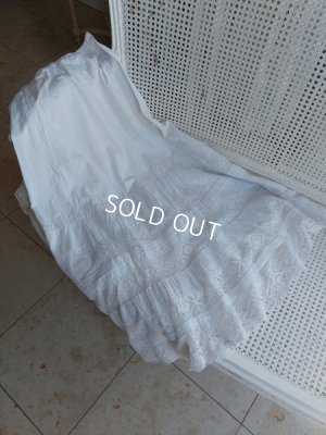 画像13: アンティークレースペチコート