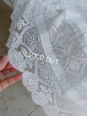 画像5: アンティークレースペチコート