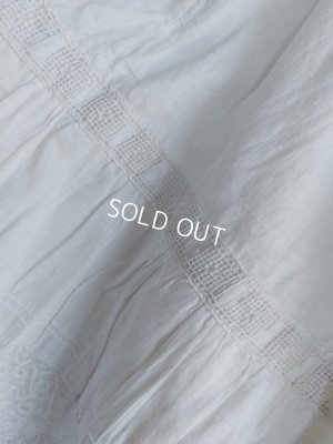 画像14: アンティークレースペチコート