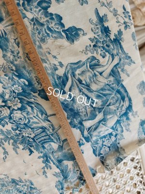 画像10: アンティークトワルドジュイ柄はぎれ