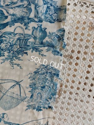 画像11: アンティークトワルドジュイ柄はぎれ