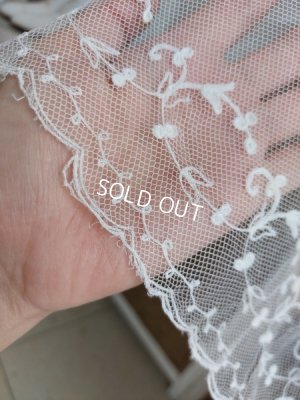 画像9: アンティークレースベール